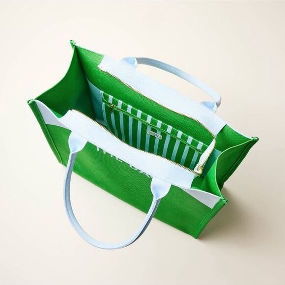 NWT Colorblock Knit Tote Bag - kate spade new york x Target Green/Blue - Picture 5 of 10